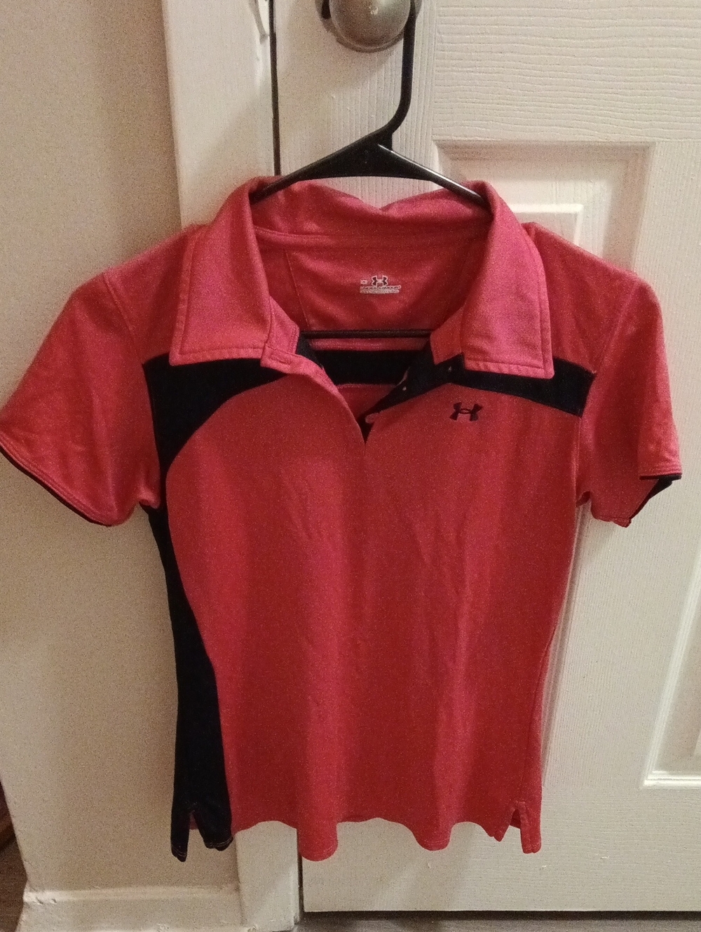 Under Armor Med Polo Pink
